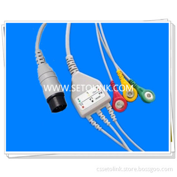 Nihon Kohden OEC-6105A Patient Monitor ECG Cable